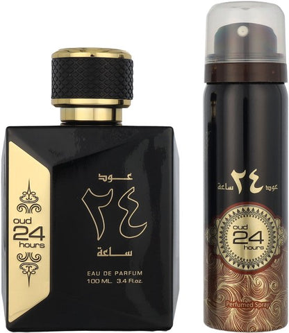 Ard Al Zaafaran Oud 24 Hours Eau de Parfum 100ml + Deodorant Spray 50ml