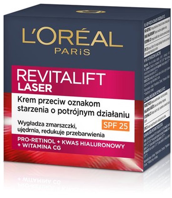 L'Oreal - Revitalift Laser X3 Anti-Aging Care Spf25 Anti-Wrinkle Cream To Day 50Ml