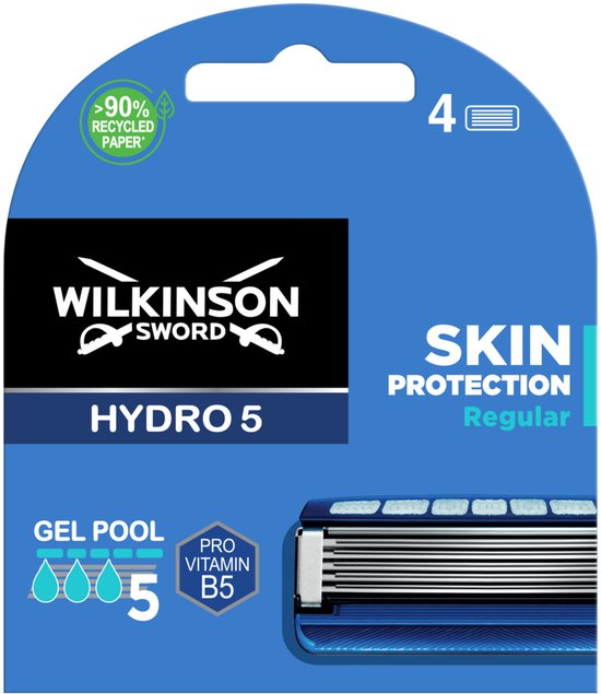 Wilkinson Men Scheermesjes Hydro 5 Skin Protection 4 stuks