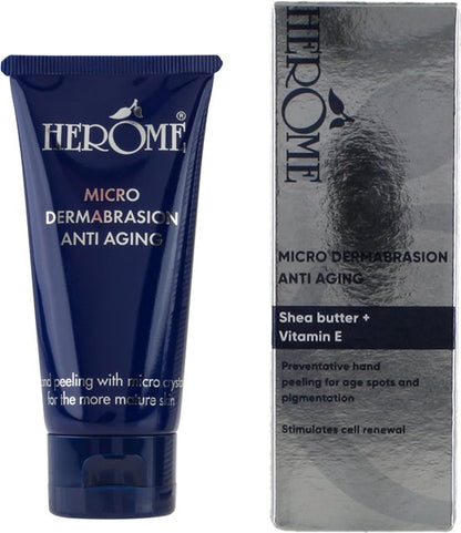 Herome Handpeeling Anti-Aging - Micro Dermabrasion Anti-Ageing - Zuiverende Peeling voor de Handen - Stimuleert Celvernieuwing - 55ml.
