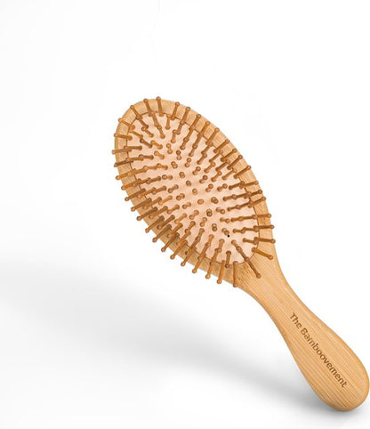 Bamboovement Ovale Haarborstel - FSC Bamboe - Vegan - Easy Untangling