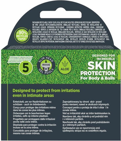 Wilkinson Hydro Trim & Shave Body & Balls Navulmesjes - 3 stuks
