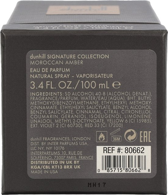 Dunhill Marokkaanse Amber | Eau de parfum spray | 100 ml