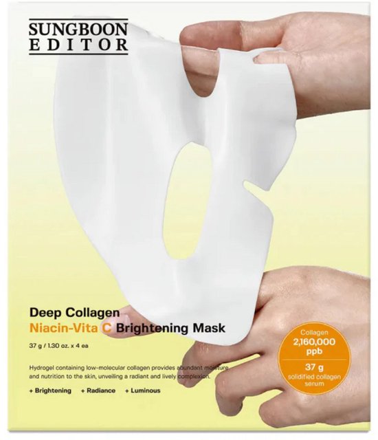 Sungboon Editor Deep Collagen Niacin Vita C Brightening Mask