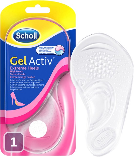 Scholl GelActiv Inlegzolen – Extreem Hoge Hakken – 1 Paar
