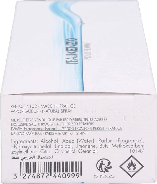Kenzo L'Eau Kenzo Pour Femme 100 ml - Eau de Toilette