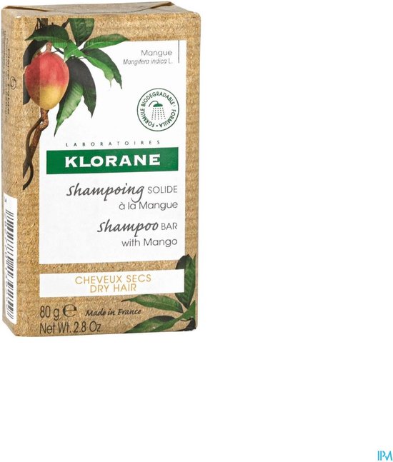 Klorane Al Mango Champú Sólido 80 G