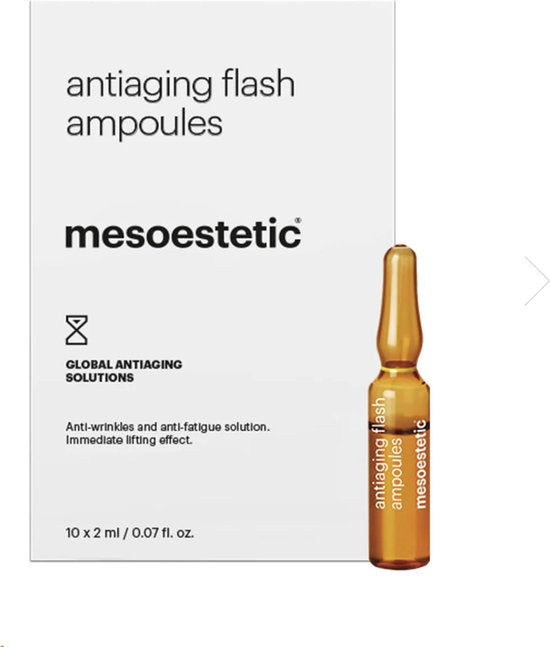 Mesoestetic anti-aging flash ampoules