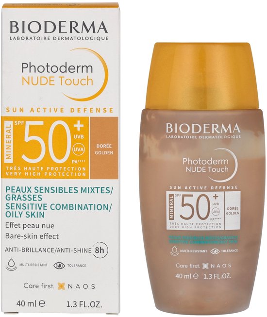 Bioderma Photoderm Nude Touch Crème SPF50+ Dorée