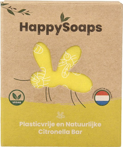 HappySoaps Anti-insect Bar Citronella & Krachtige Munt 40 gr