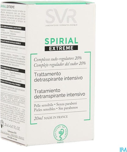 Behandeling SVR Spirial Antitranspirant Intensief 20 ml