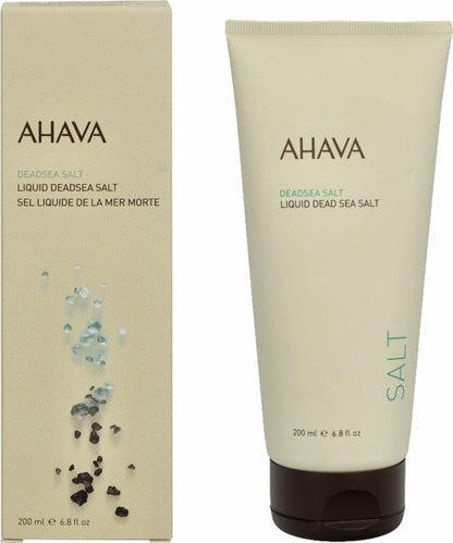 AHAVA Vloeibaar Dode Zee Zout | Hydratatieversterkend & Huidverjongend | Vegan & Vrij van Alcohol en Parabenen | Anti-Rimpel & Anti-Aging | 200ml