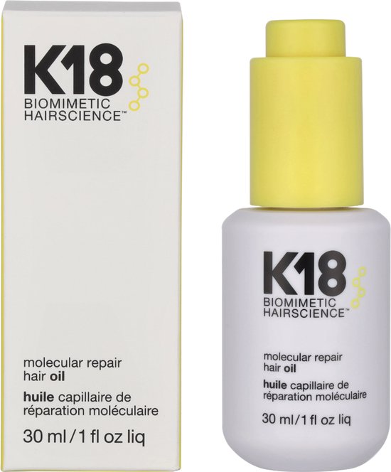 K18 Hair Repair Olie - Haarolie voor beschadigd of onhandelbaar haar - 30 ml