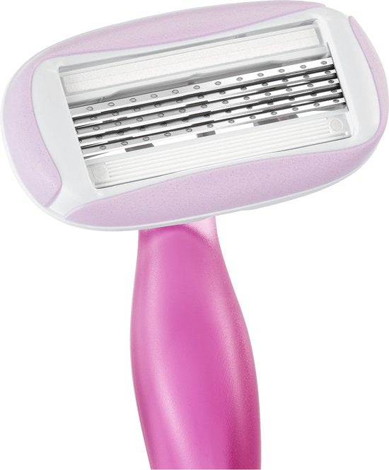 BIC Soleil Escape Scheermes- Geur Roos en Magnolia - Geparfumeerde greep - Verpakking van 2 wegwerpscheermesjes - 5 mesjes