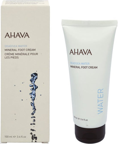 AHAVA Mineraal Voetcrème - Hydrateert & Voedt Droge Voeten - 100ml