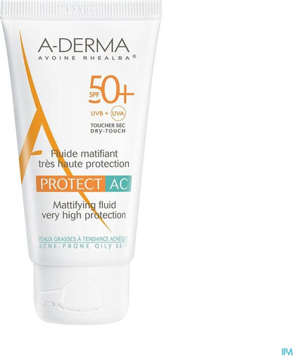 Voc htinbrengende Matte Vloeistof A-Derma Protect AC 40 ml
