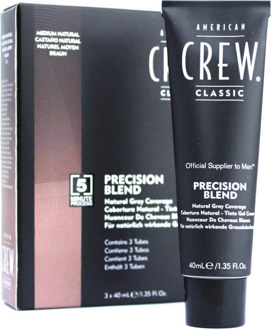 American Crew - PRECISION BLEND LOTE 2-3 dark 3 pz