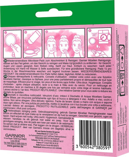 SkinActive Herbruikbare Wattenschijfjes 3 Stuks Duurzame Gezichtsreiniging