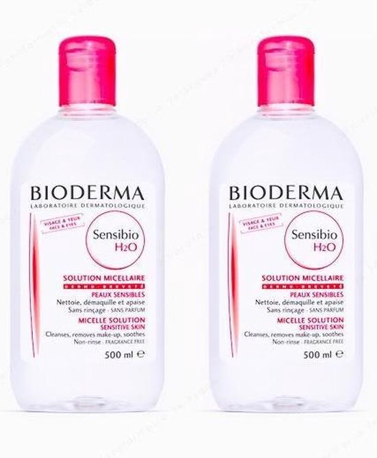 Bioderma Sensibio (Créaline) H2o Make Up Removing Micelle Solution 2x500ml