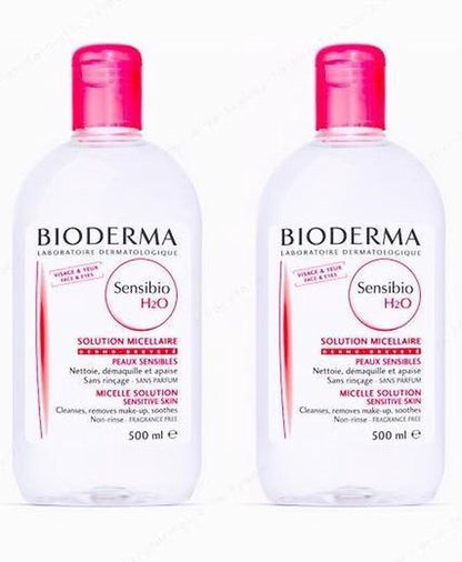 Bioderma Sensibio (Créaline) H2o Make Up Removing Micelle Solution 2x500ml