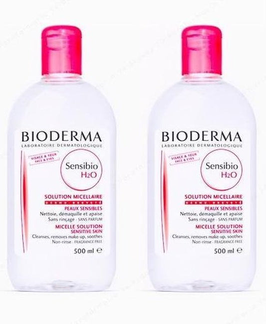 Bioderma Sensibio (Créaline) H2o Make Up Removing Micelle Solution 2x500ml