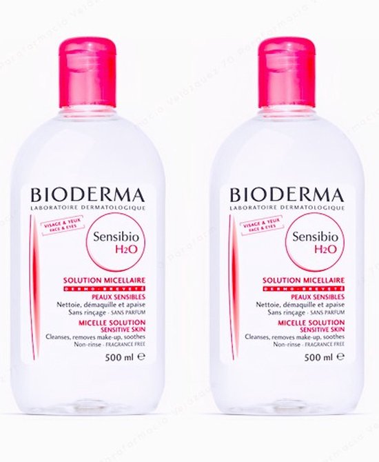 Bioderma Sensibio (Créaline) H2o Make Up Removing Micelle Solution 2x500ml