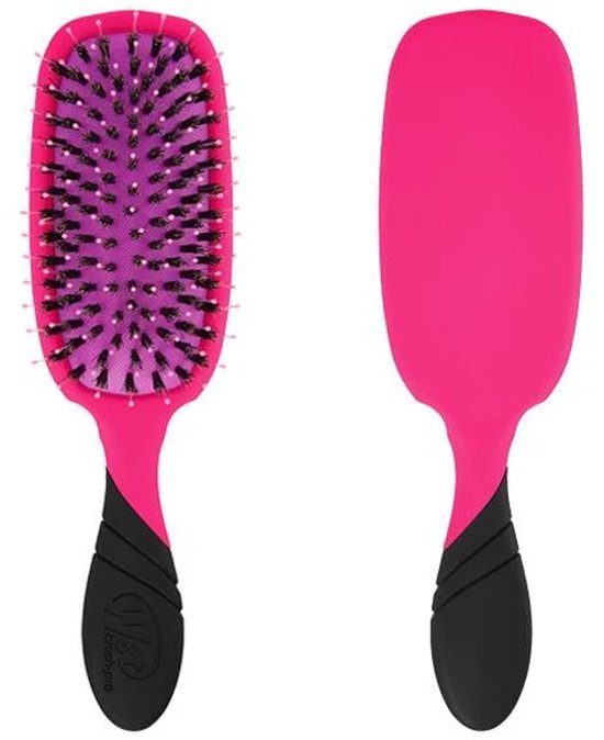 WetBrush PRO Shine Enhancer Pink - Verzorgende Borstel - Roze -1 st.