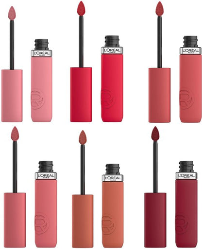 L'Oréal Paris Infaillible Matte Resistance lippenstift – 245 French Kiss – Langhoudende vloeibare lipstick met een matte finish – 5ml