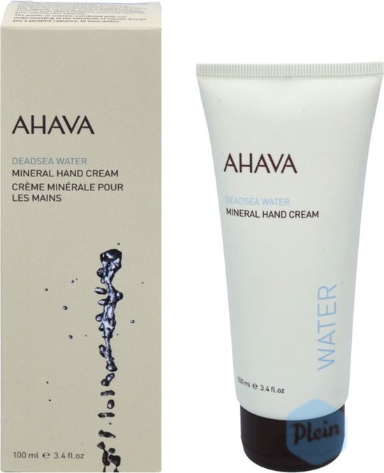 AHAVA Mineraal handcrème – Zorgt voor gladde en soepele handen – Verzacht en kalmeert de huid – Anti Uitdroging – VEGAN – Alcohol- en parabenenvrij – 100ml