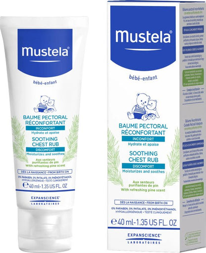 Mustela - Bébé Soothing Chest Rub Balm - Pine Essence Balm For A Peaceful Sleep