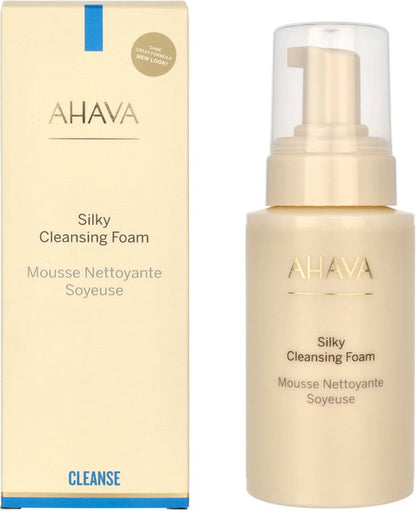 AHAVA Zachte Reinigingsschuim - Efficiënte & Zachte Reiniger | Verwijdert Vuil & Oneffenheden | Ideaal voor Droge & Gevoelige Huid | Gezichtsreiniging | Cleansing foam voor mannen & vrouwen | Moisturizer voor een droge huid & gezicht - 200ml