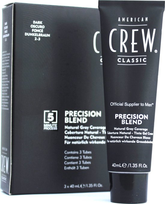 American Crew - PRECISION BLEND LOTE 2-3 dark 3 pz