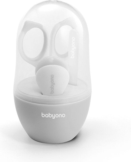 BabyOno |baby manicureset grijs|0+