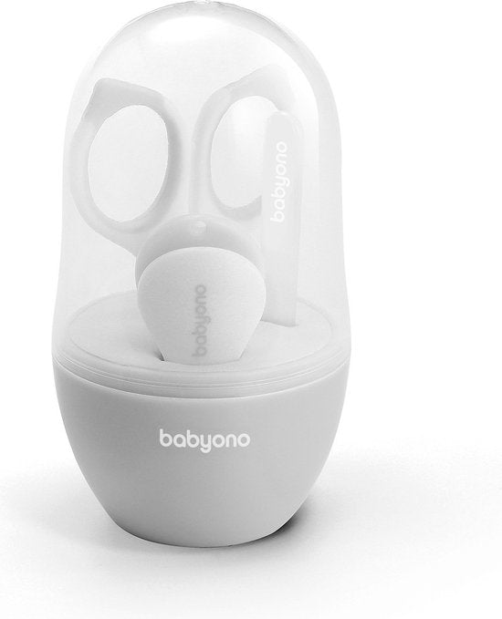 BabyOno |baby manicureset grijs|0+