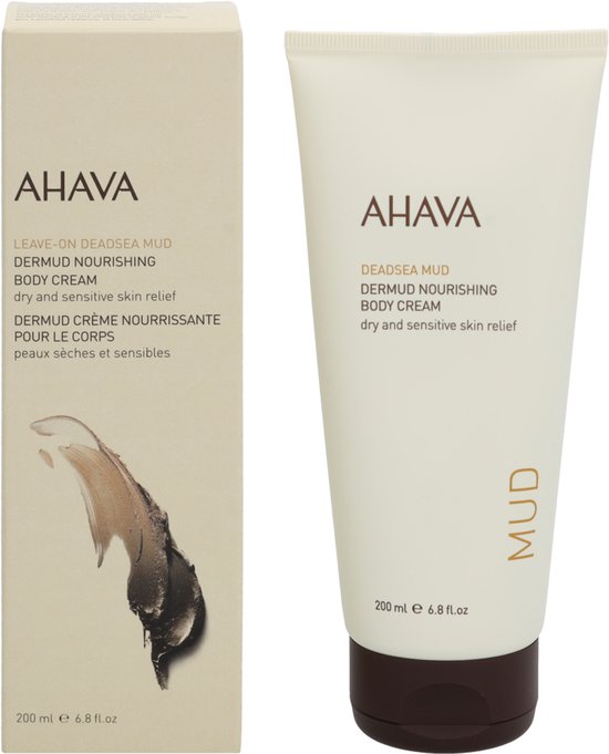 AHAVA Voedende Lichaamscrème - Hydrateert Droge & Gevoelige Huid | Verlicht Irritatie & Ruwheid | Biedt Zachtheid & Comfort | Moisturizer voor een Droge Huid | Verzorging voor Mannen & Vrouwen - 200ml