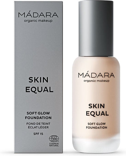 MÁDARA Skin Equal Foundation #10 porcelain 30 ml - vegan - SPF 15