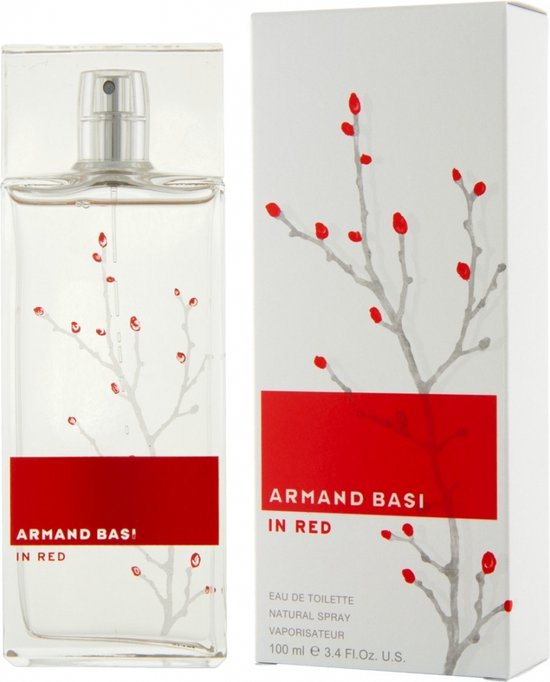 Armand Basi In Red - 100 ml - eau de toilette spray - damesparfum