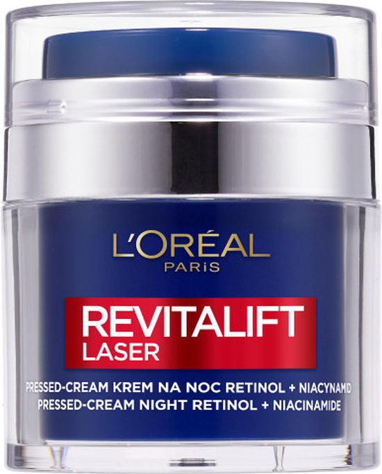 Revitalift Laser Pressed Cream anti-rimpel nachtcrème Retinol & Niacinamide 50ml