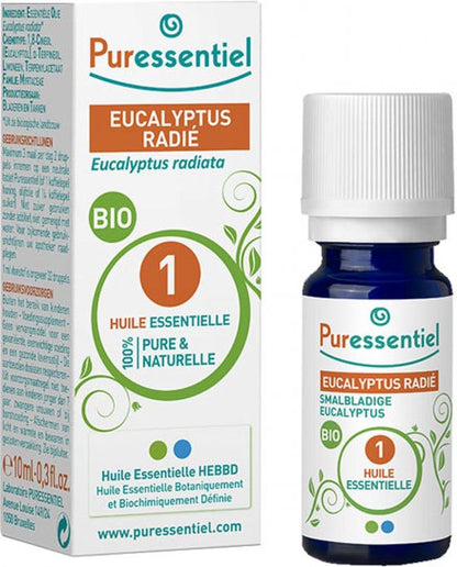 Puressentiel Eucalyptus Radii Etherische Olie (Eucalyptus Radiata) Bio 10 ml