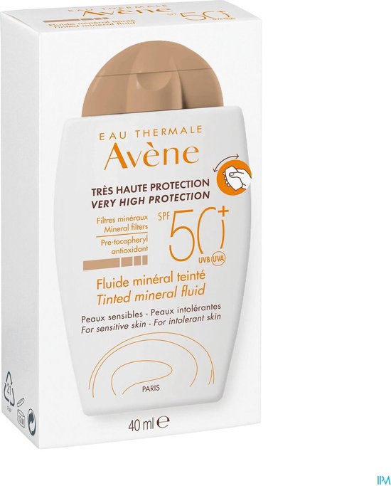 Avène Minerale Getinte Zonfluide SPF 50 - 40 ml