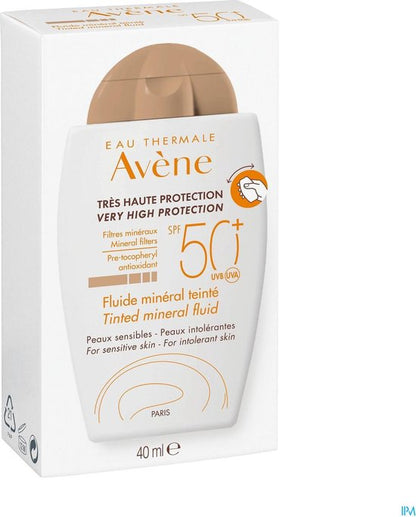 Avène Minerale Getinte Zonfluide SPF 50 - 40 ml