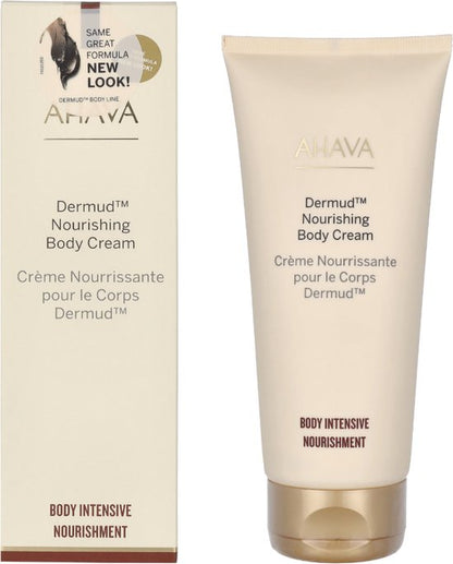 AHAVA Voedende Lichaamscrème - Hydrateert Droge & Gevoelige Huid | Verlicht Irritatie & Ruwheid | Biedt Zachtheid & Comfort | Moisturizer voor een Droge Huid | Verzorging voor Mannen & Vrouwen - 200ml