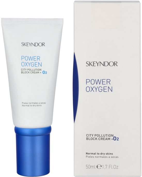 Skeyndor - City Pollution - Block Cream + O2 - Normale/Droge Huid - 50 ml