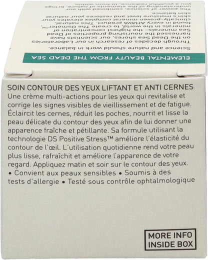 AHAVA Oogbehandeling | Vermindert Donkere Kringen & Wallen | Lift & Verstevigt | Anti-rimpel & Anti-Aging | Intense Hydratatie | Serum met Vitamine C