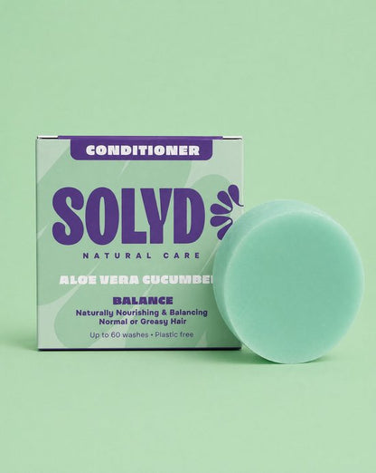 ShampooBars - Conditioner Bar Aloë Vera - Komkommer voor alle haartypes - 45g