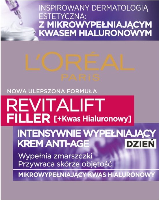 L'Oreal - Revitalift Filler Anti-Age Cremation On Day 50Ml