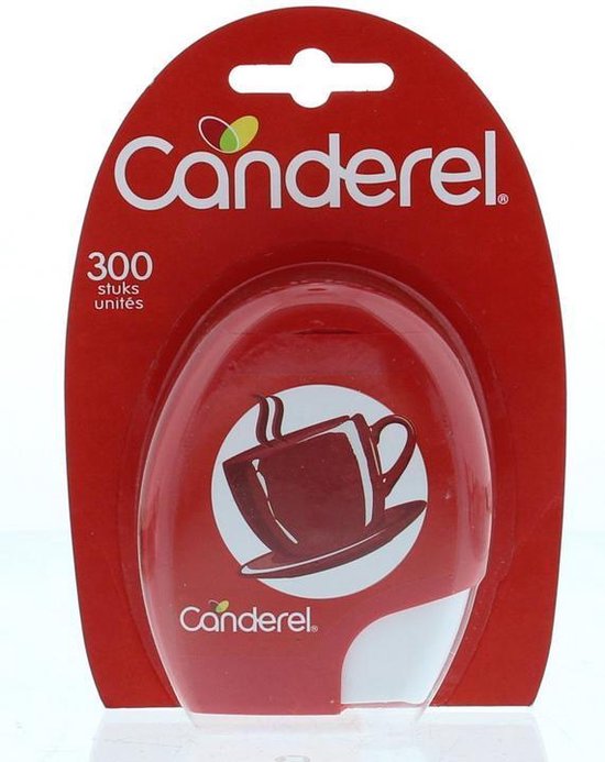Canderel zoetjes dispenser - met sucralose - 300 stuks