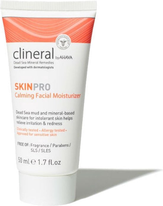 AHAVA SKINPRO Kalmerende Gezichtscreme | Intensieve Hydratatie voor Extreem Gevoelige Huid | Kalmeert Irritatie & Vermindert Roodheid | Creme voor man