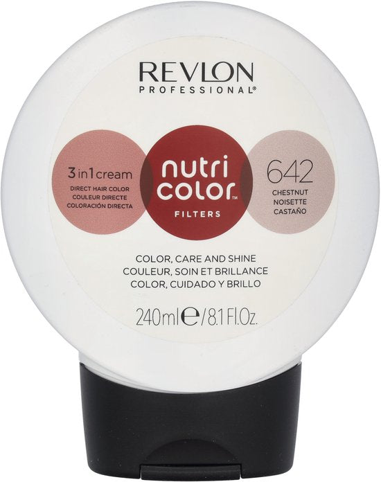 Permanente Kleur Nutri Color Revlon 642 Bruin (240 ml)