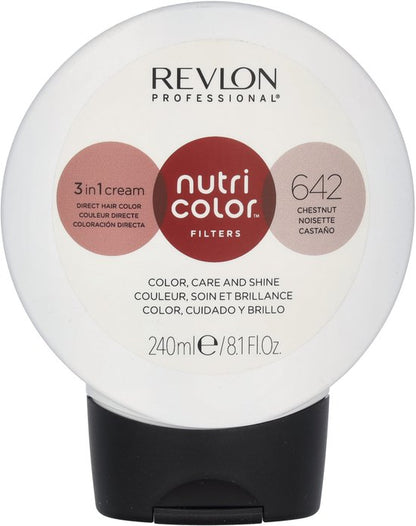 Permanente Kleur Nutri Color Revlon 642 Bruin (240 ml)
